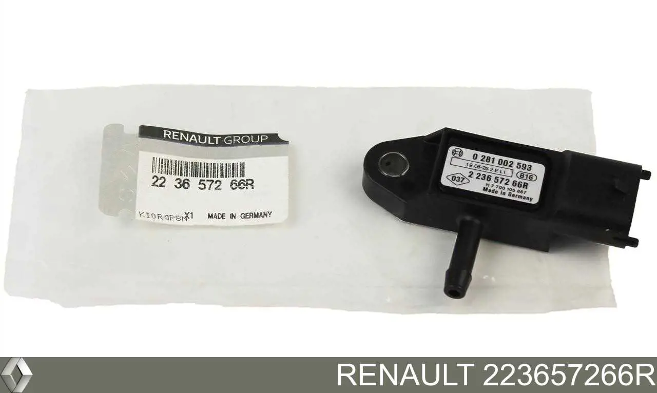 223657266R Renault (RVI) Sensor de pressão de supercompressão