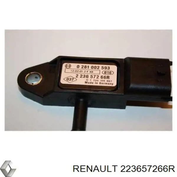 Compre 223657266R Renault (RVI) Sensor de pressão de supercompressão
