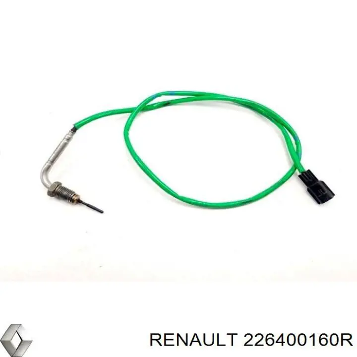 226400160R Renault (RVI) Sensor de temperatura dos gases de escape (GE), antes de filtro de partículas diesel