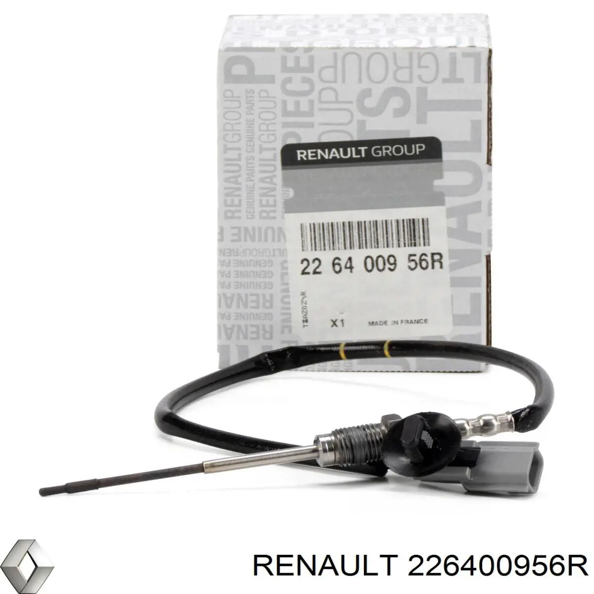 226400956R Renault (RVI) Sensor de temperatura dos gases de escape (GE), antes de filtro de partículas diesel