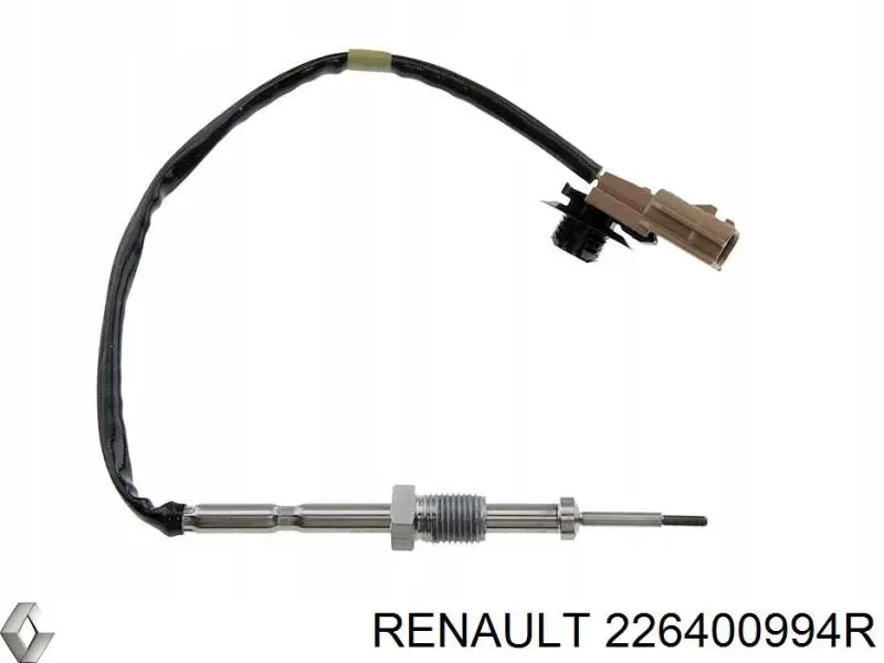 226400994R Renault (RVI) Sensor de temperatura dos gases de escape (GE), antes de turbina