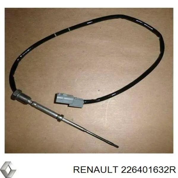 226401632R Renault (RVI) Sensor de temperatura dos gases de escape (GE), antes de filtro de partículas diesel