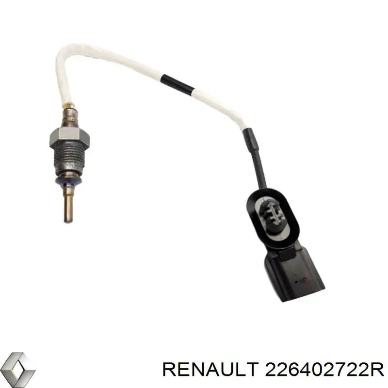 226402722R Renault (RVI) Sensor de temperatura dos gases de escape (GE), de válvula EGR