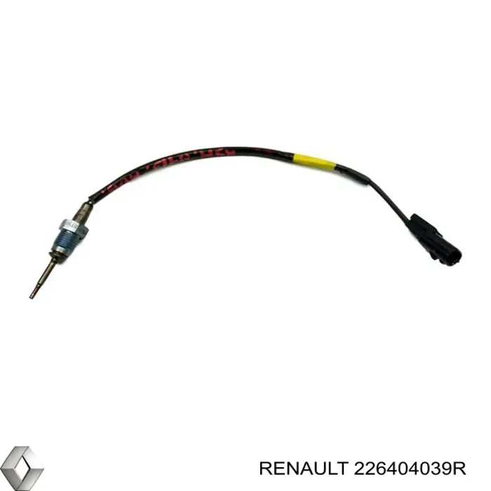 226404039R Renault (RVI) Sensor de temperatura dos gases de escape (GE), até o catalisador