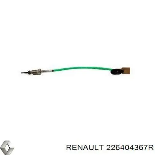 Compre 226404367R Renault (RVI) Sensor de temperatura dos gases de escape (GE), antes de turbina