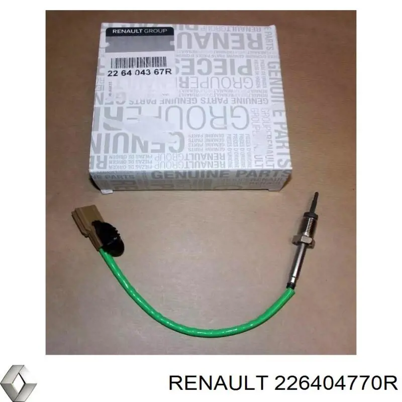 Sensor de temperatura dos gases de escape (GE), de válvula EGR Renault (RVI) 226404770R preço, a partir de 73,42 USD