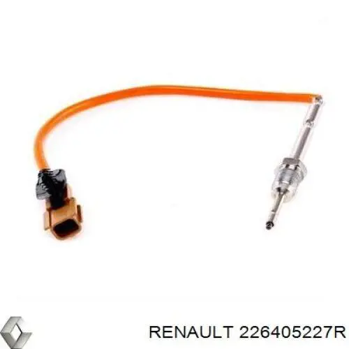 226405227R Renault (RVI) Sensor de temperatura dos gases de escape (GE), antes de turbina