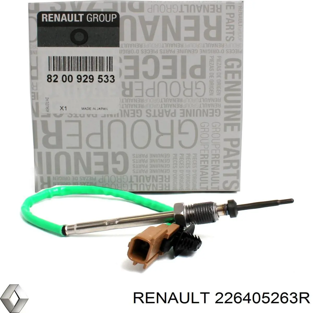Compre 226405263R Renault (RVI) Sensor de temperatura dos gases de escape (GE), até o catalisador