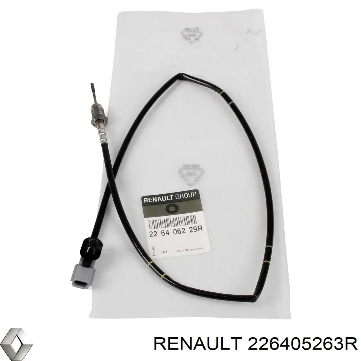 Sensor de temperatura dos gases de escape (GE), até o catalisador Renault (RVI) 226405263R preço, a partir de 107,88 USD