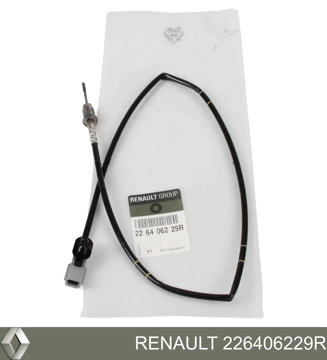 226406229R Renault (RVI) Sensor de temperatura dos gases de escape (GE), de filtro de partículas diesel