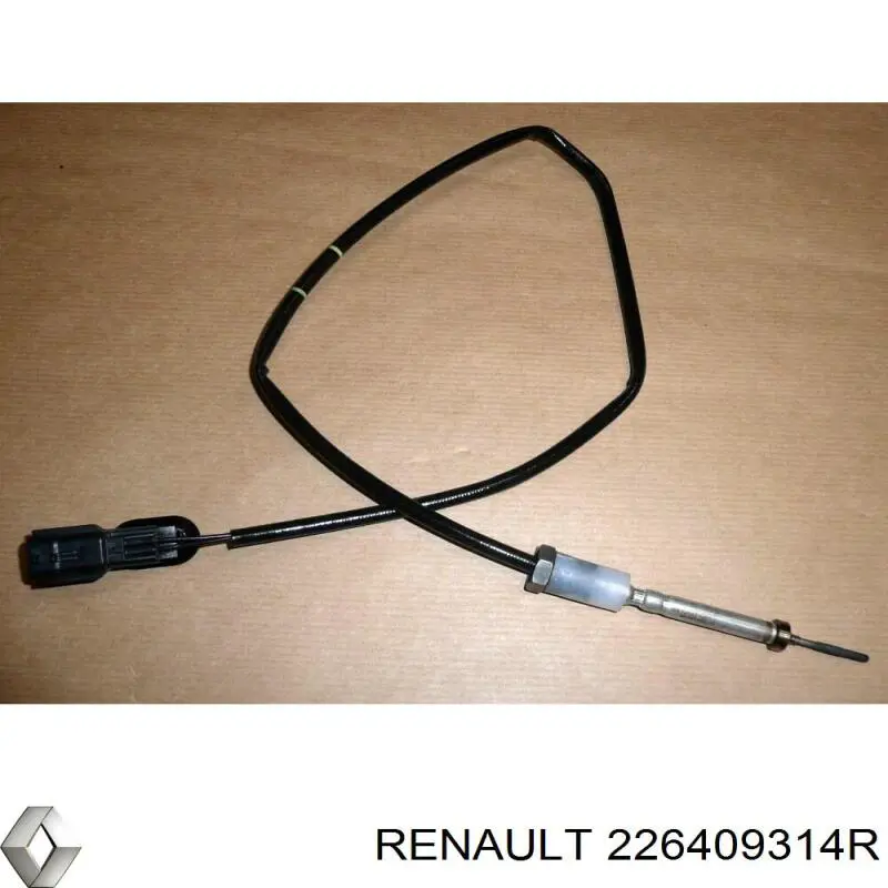 226409314R Renault (RVI) Sensor de temperatura dos gases de escape (GE), depois de filtro de partículas diesel
