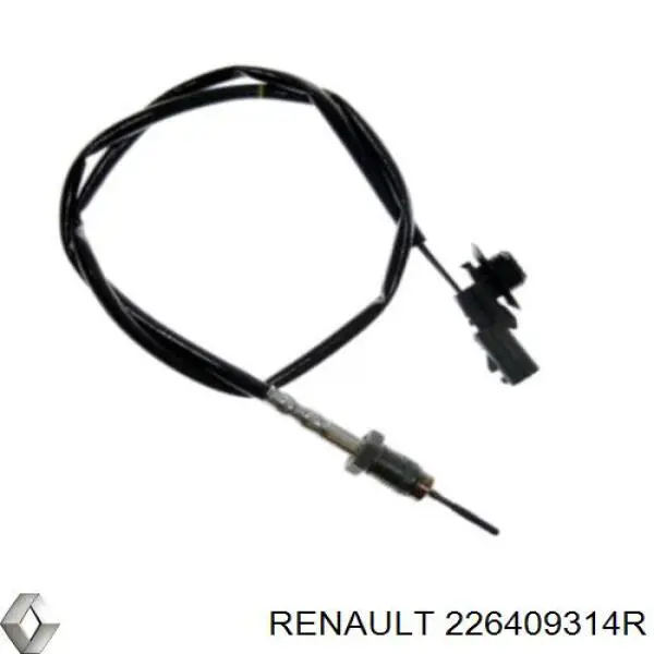 Sensor de temperatura dos gases de escape (GE), depois de filtro de partículas diesel Renault (RVI) 226409314R preço, a partir de 83,67 USD