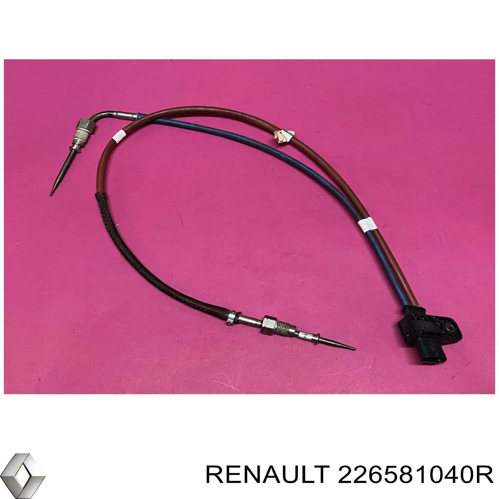 226581040R Renault (RVI) Sensor de temperatura dos gases de escape (GE), depois de filtro de partículas diesel