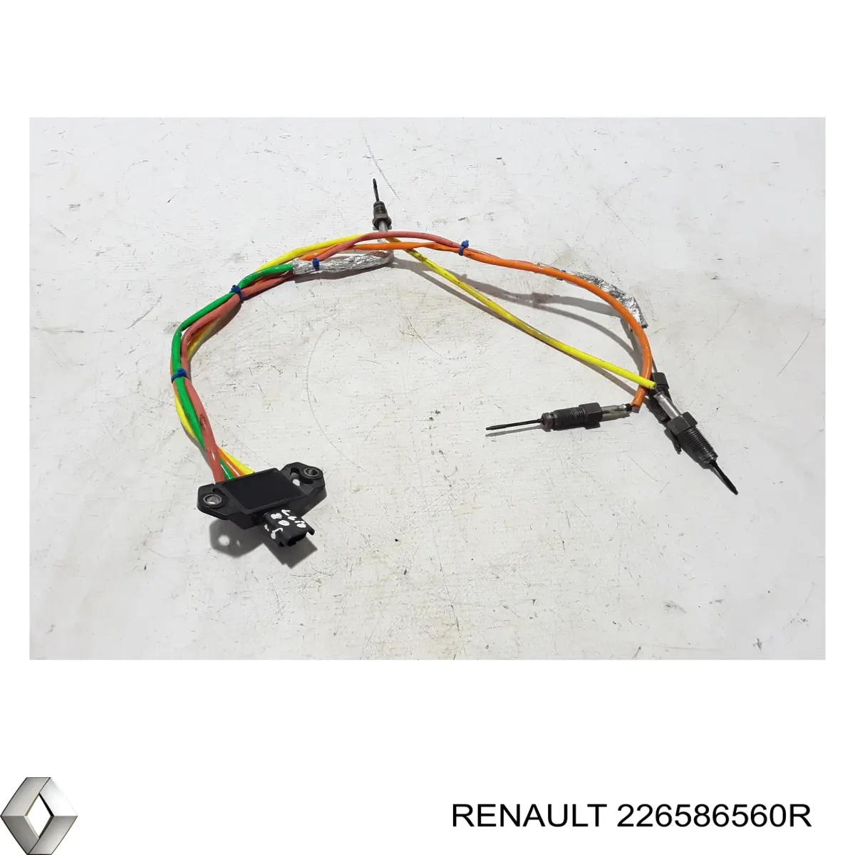 226586560R Renault (RVI) Sensor de temperatura dos gases de escape (GE), de filtro de partículas diesel