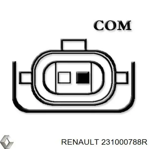 Gerador Renault (RVI) 231000788R preço, a partir de 163,09 USD