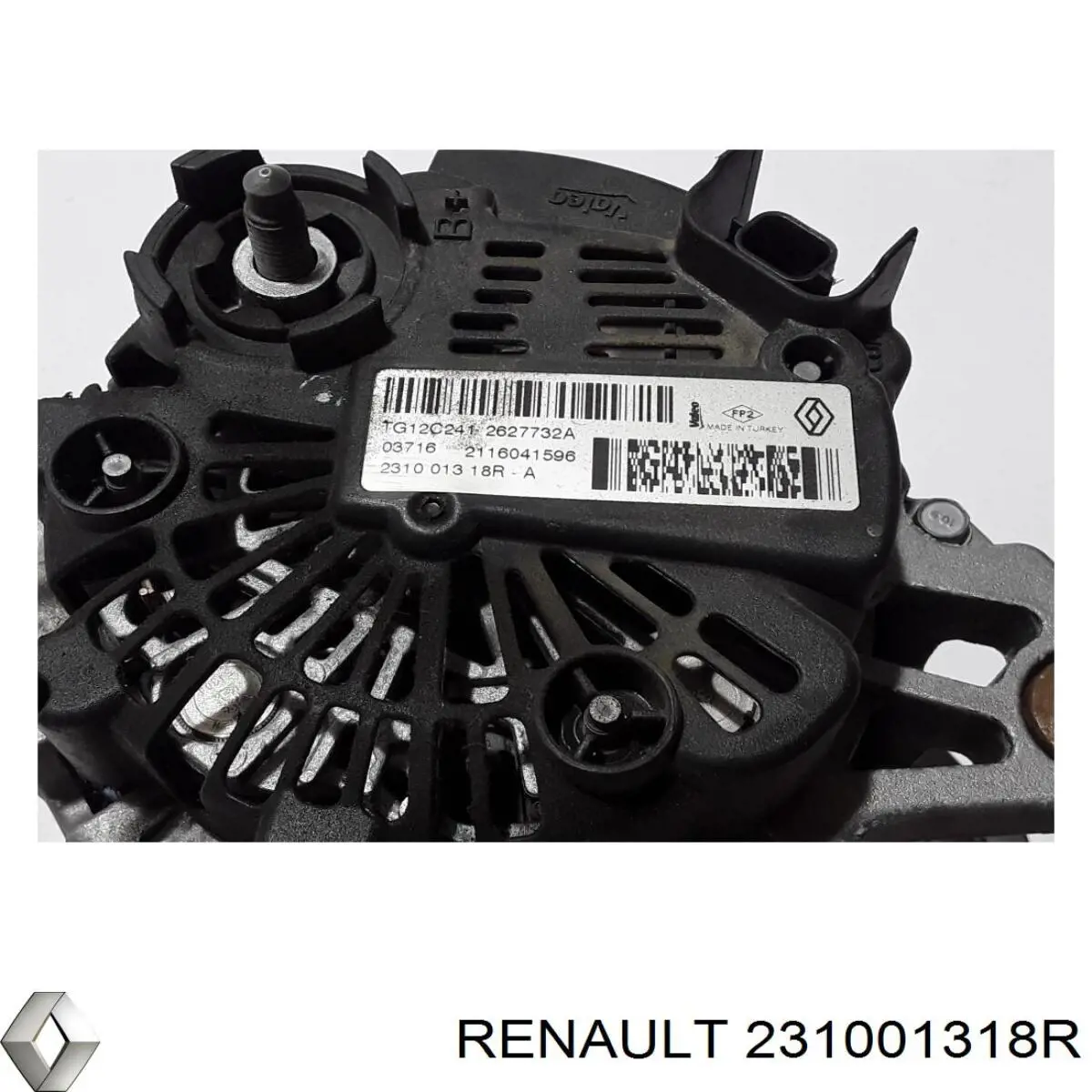 Gerador Renault (RVI) 231001318R preço, a partir de 93,45 USD