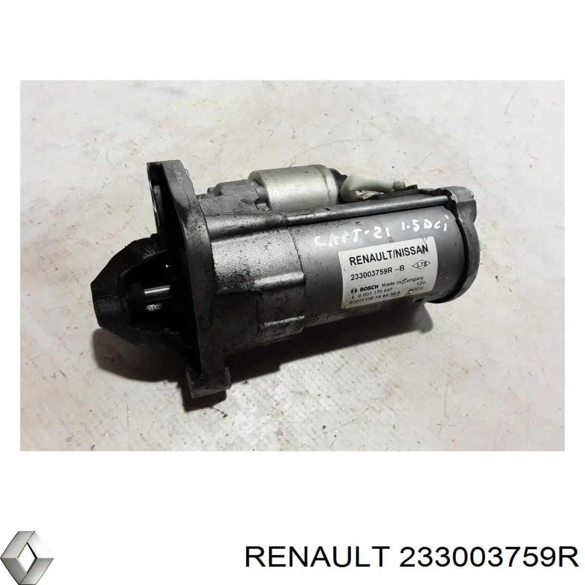 Motor de arranco Nissan/Infiniti 233003759R preço, a partir de 80,16 USD
