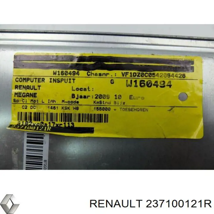 Compre 237100121R Renault (RVI) Módulo de direção (Centralina eletrônica) de motor