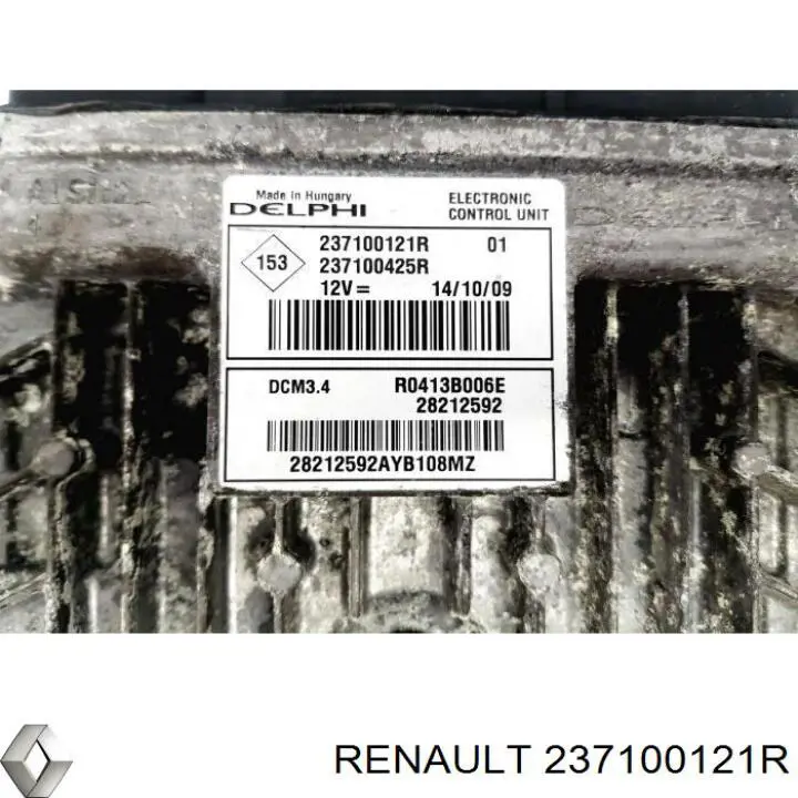 237100121R Renault (RVI) Módulo de direção (Centralina eletrônica) de motor