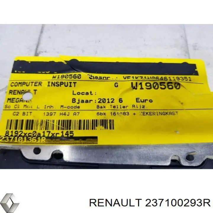 Módulo de direção (Centralina eletrônica) de motor Renault (RVI) 237100293R preço, a partir de 182,17 USD