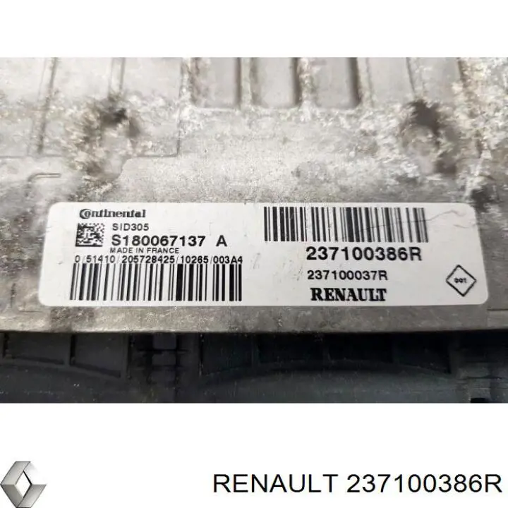 237100386R Renault (RVI) Módulo de direção (Centralina eletrônica) de motor