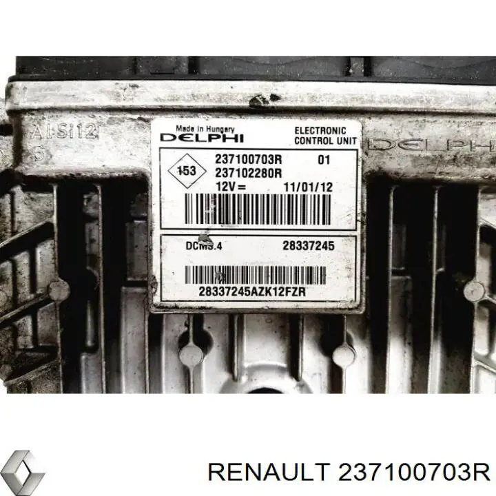 237100703R Renault (RVI) Módulo de direção (Centralina eletrônica) de motor