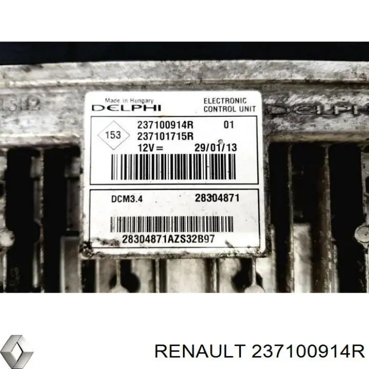 Módulo de direção (Centralina eletrônica) de motor Renault (RVI) 237100914R