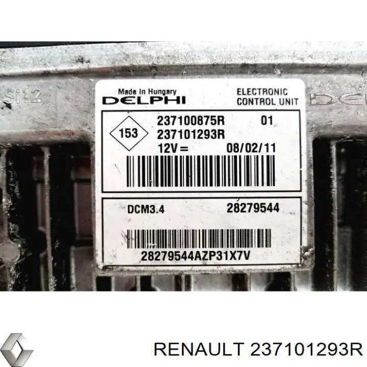 Compre 237101293R Renault (RVI) Módulo de direção (Centralina eletrônica) de motor