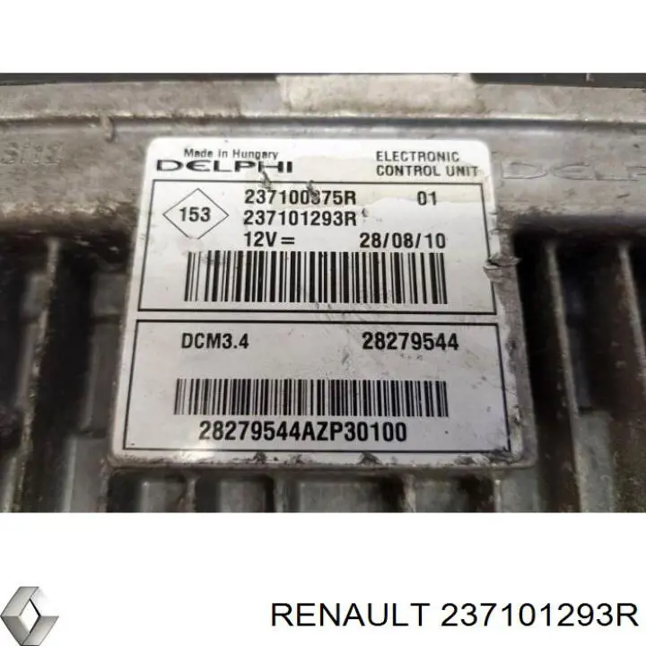 237101293R Renault (RVI) Módulo de direção (Centralina eletrônica) de motor