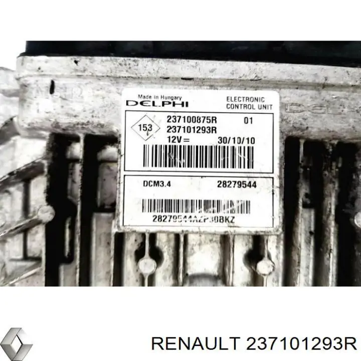 237101293R Renault (RVI) Módulo de direção (Centralina eletrônica) de motor