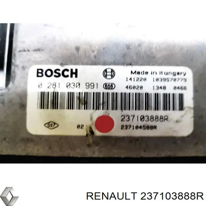 Módulo de direção (Centralina eletrônica) de motor Renault (RVI) 237103888R