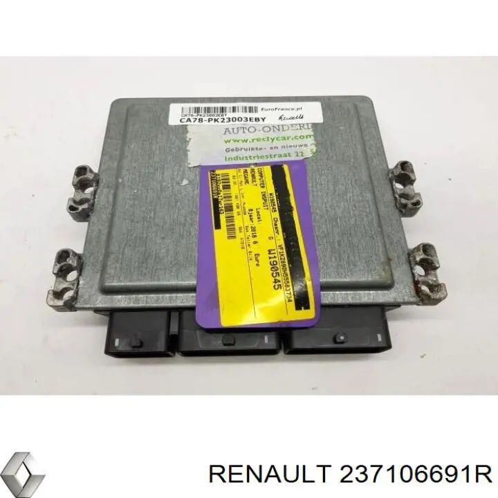 Módulo de direção (Centralina eletrônica) de motor Renault (RVI) 237106691R preço, a partir de 169,34 USD