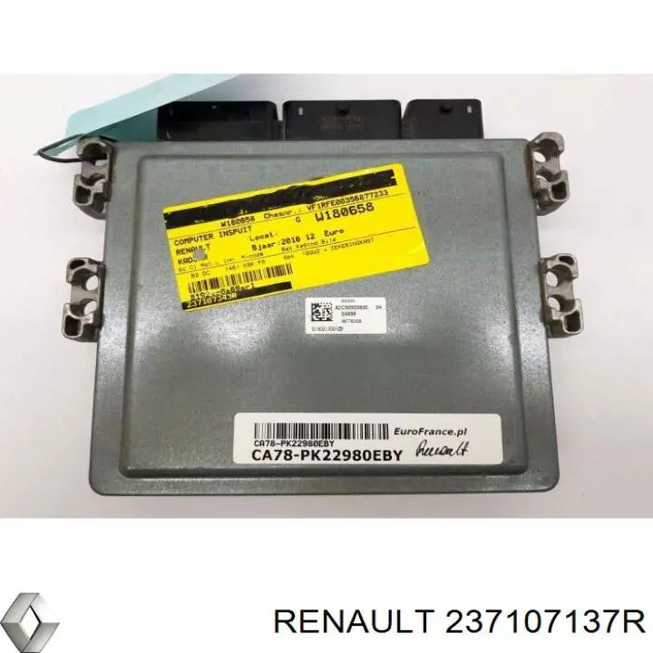 Módulo de direção (Centralina eletrônica) de motor Renault (RVI) 237107137R