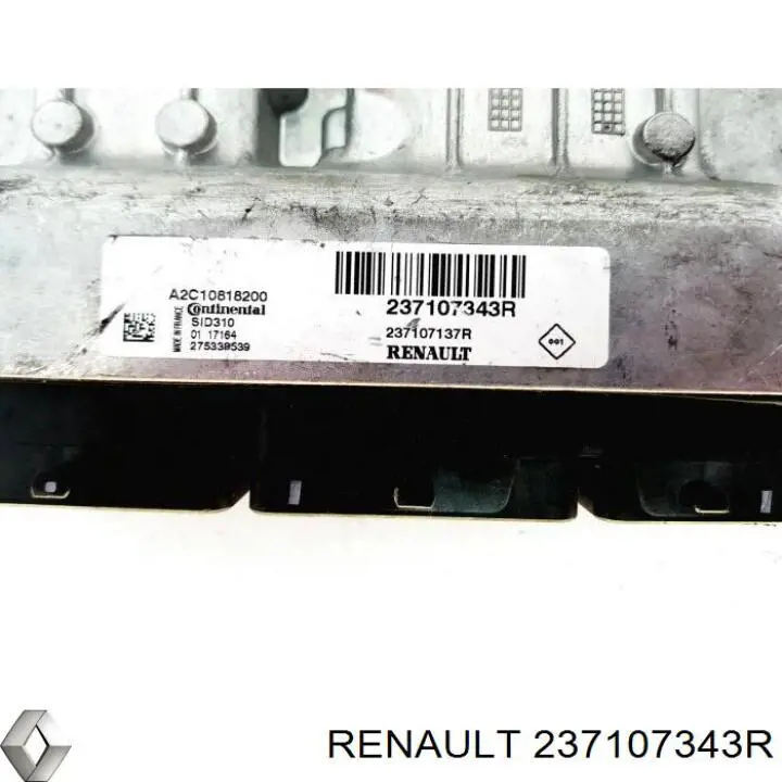 237107343R Renault (RVI) Módulo de direção (Centralina eletrônica) de motor