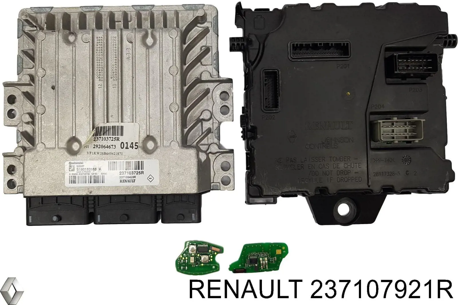 237107921R Renault (RVI) Módulo de direção (Centralina eletrônica) de motor
