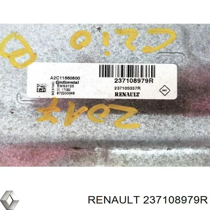 Módulo de direção (Centralina eletrônica) de motor Renault (RVI) 237108979R preço, a partir de 126,21 USD