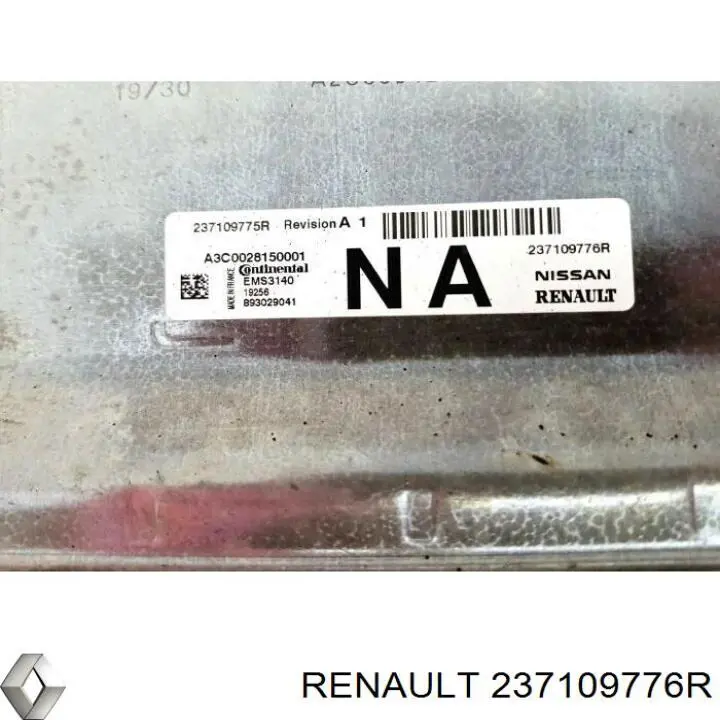Módulo de direção (Centralina eletrônica) de motor 237109776R Renault (RVI)