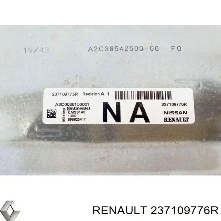 Módulo de direção (Centralina eletrônica) de motor Renault (RVI) 237109776R preço, a partir de 137,91 USD