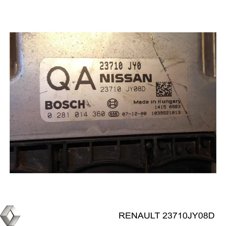 23710JY08D Renault (RVI) Módulo de direção (Centralina eletrônica) de motor