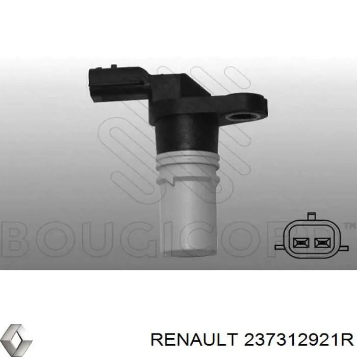 237312921R Renault (RVI) Sensor de posição (de revoluções) de cambota