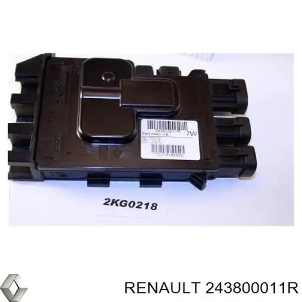 243800011R Renault (RVI) Módulo (Centralina eletrônica) de controlo da PILHA