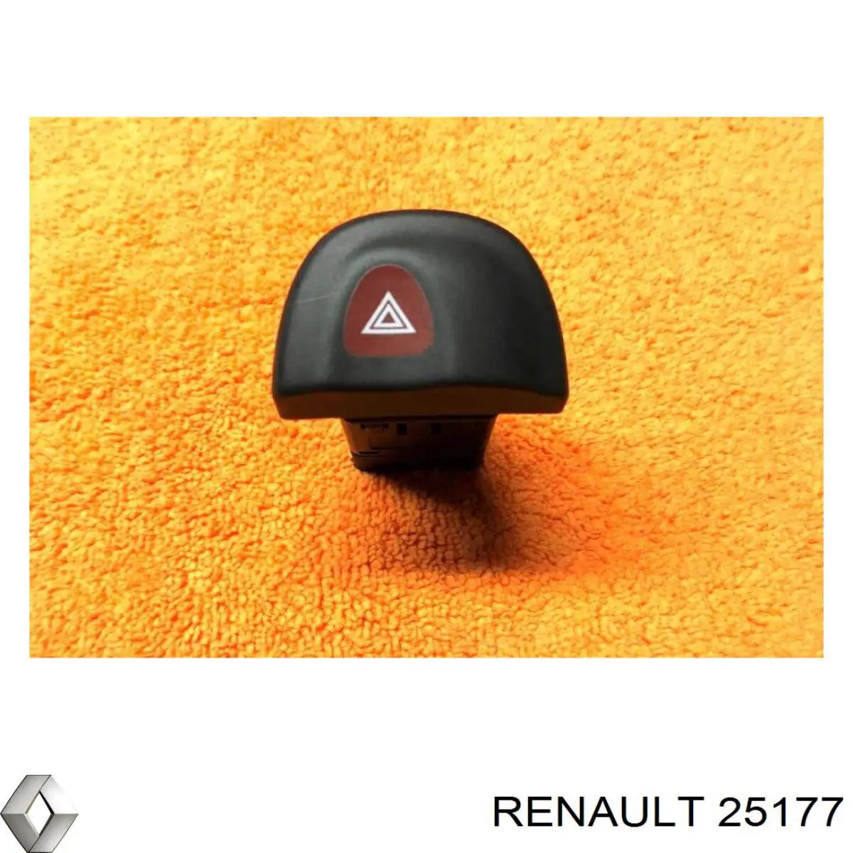 Botão de ativação do sinal de emergência Renault (RVI) 25177