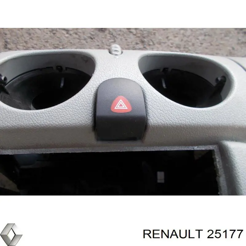 Botão de ativação do sinal de emergência Renault (RVI) 25177 preço, a partir de 38,07 USD