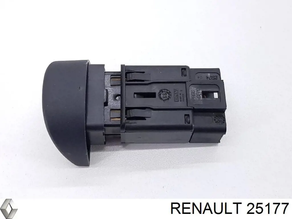 Botão de ativação do sinal de emergência 25177 Renault (RVI)
