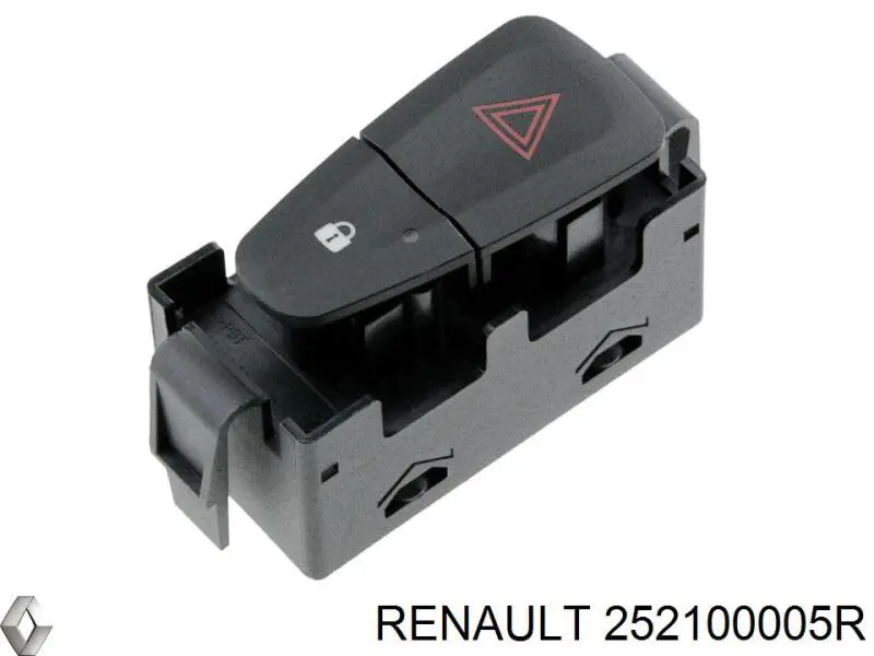 Botão de ativação do sinal de emergência Renault (RVI) 252100005R preço, a partir de 17,47 USD