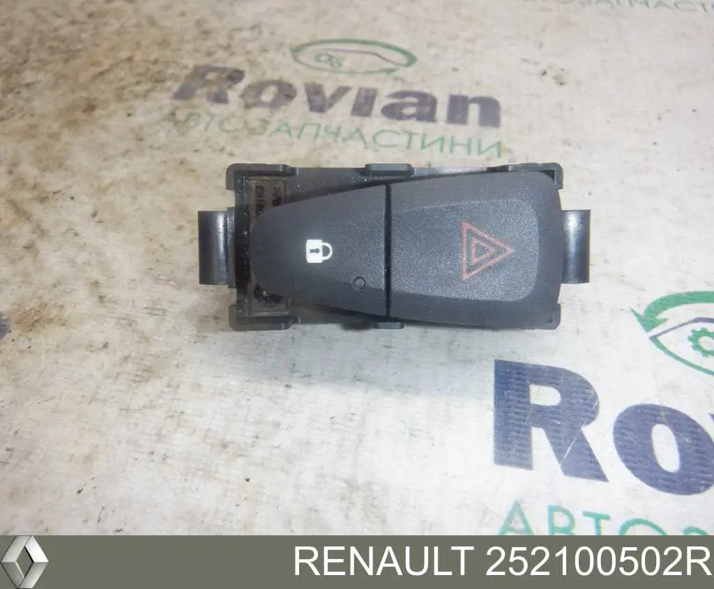 Botão de ativação do sinal de emergência Renault (RVI) 252100502R preço, a partir de 27,29 USD