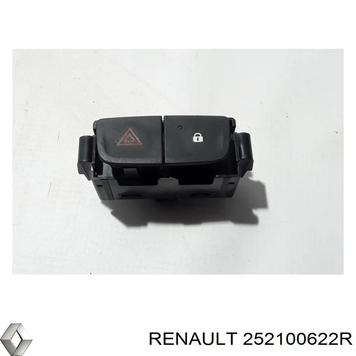 252100622R Renault (RVI) Botão de ativação do sinal de emergência