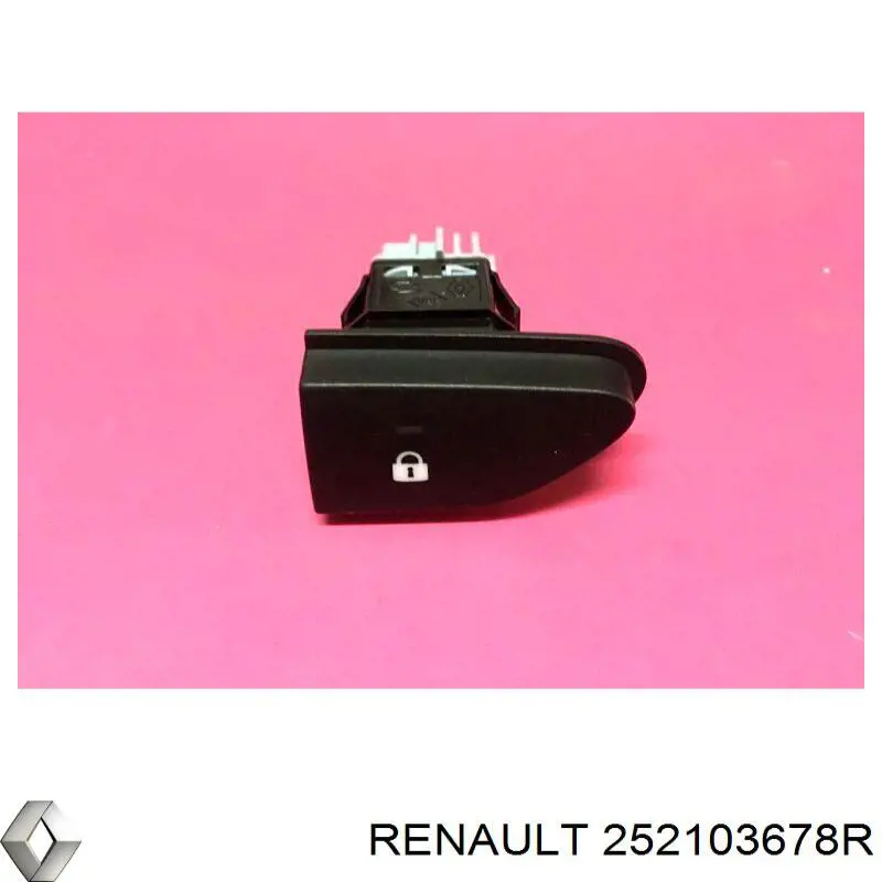 252103678R Renault (RVI) Botão de bloqueio de portas