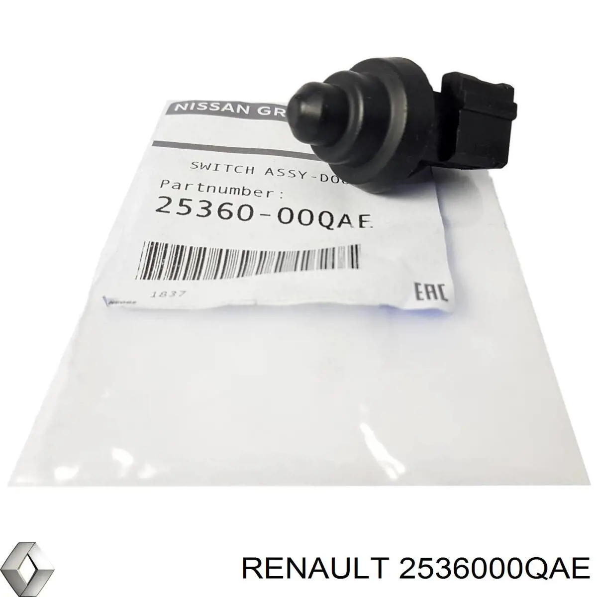 2536000QAE Renault (RVI) Sensor de fechamento de portas (interruptor de fim de carreira)