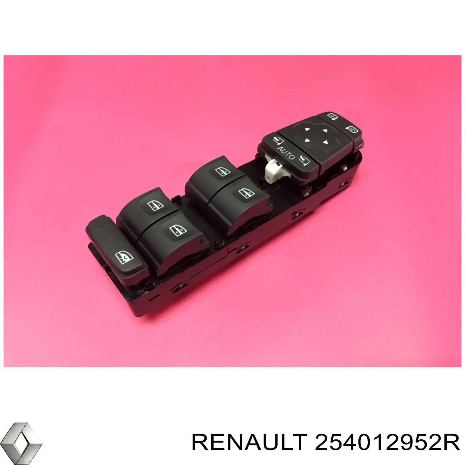 Unidade de botões dianteira esquerda de controlo de elevador de vidro Renault (RVI) 254012952R preço, a partir de 98,75 USD